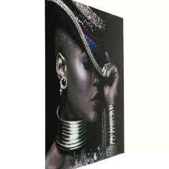 Bild Glas Foxy Lady 120X120Cm