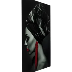 Bild Glas Lady Red Earring 80X120