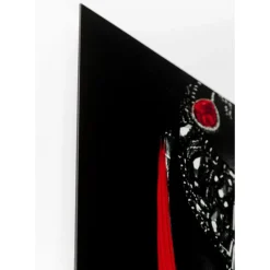 Bild Glas Lady Red Lips 80X120