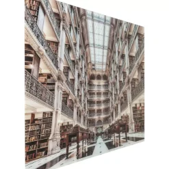 Bild Glas Library 150X100Cm