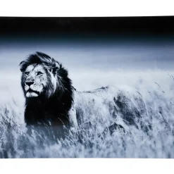 Bild Glas Lion King Standing 160X120Cm