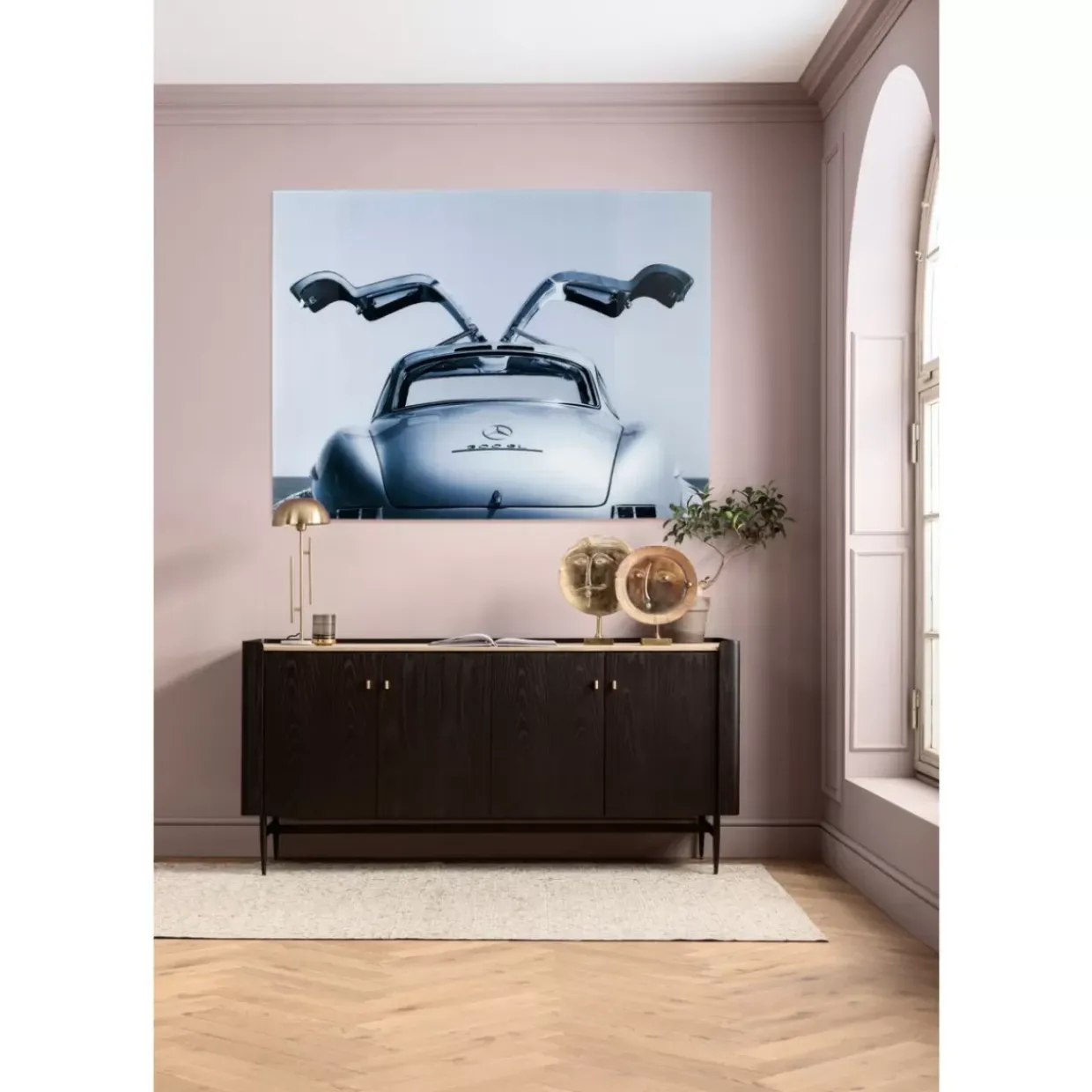 Bild Glas Oldtimer Back 160X120Cm