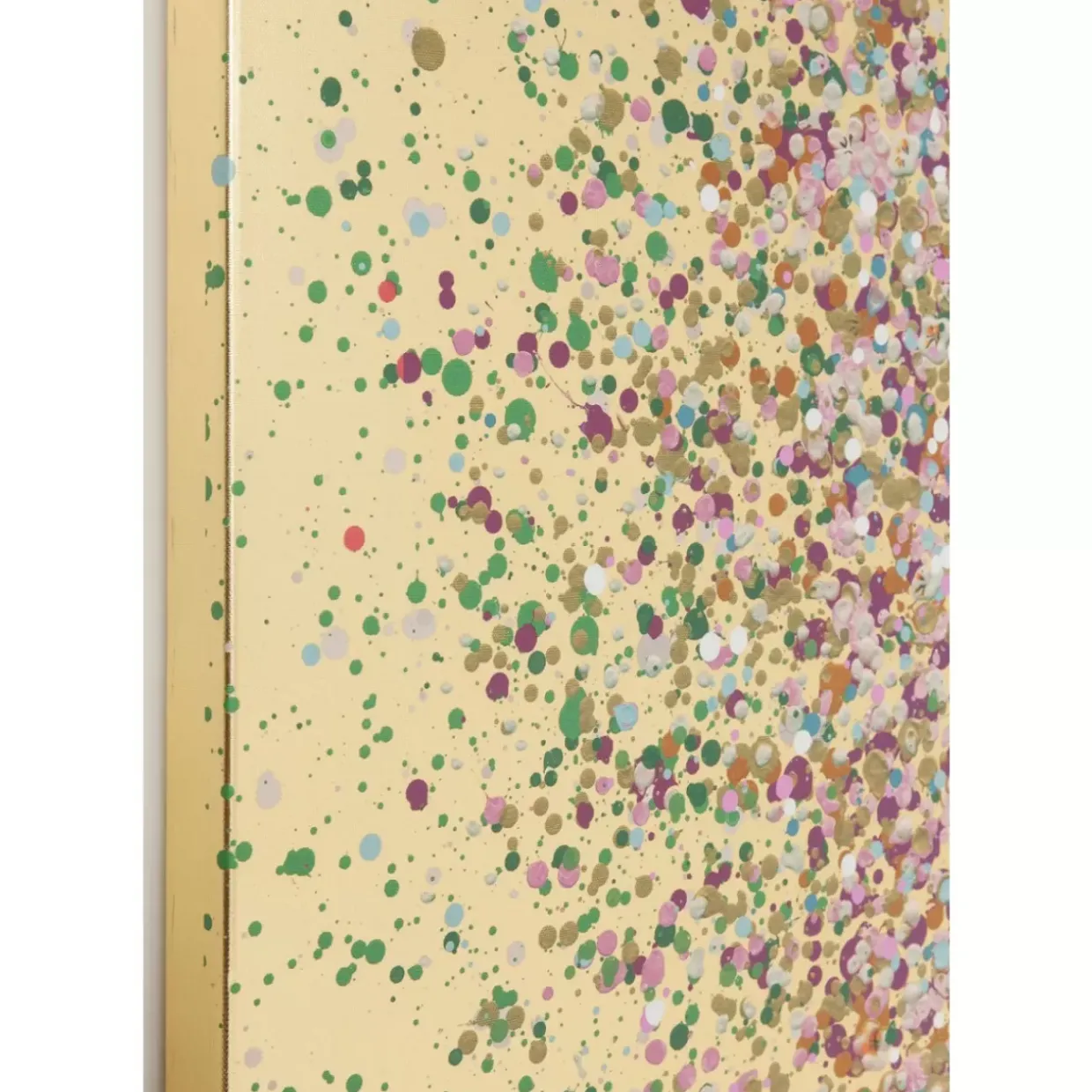 Bild Touched Flower Boat Gold Pink 160X120Cm