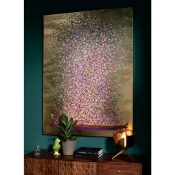 Bild Touched Flower Boat Gold Pink 160X120Cm