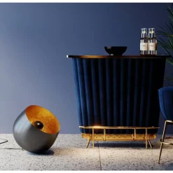 Bodenleuchte Apollon Smooth Schwarz O50Cm