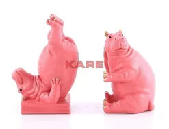 Buchstutze Hippo Pink (2/Set)