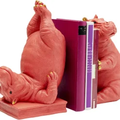 Buchstutze Hippo Pink (2/Set)