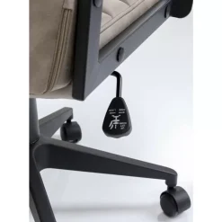 Burodrehstuhl Labora High Pebble