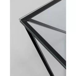 Couchtisch Cristallo Schwarz 80X80Cm