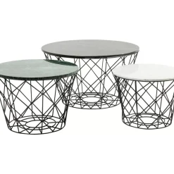 Couchtisch East Coast Rund (3/Set)