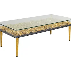 Couchtisch Gold Flowers 120X60