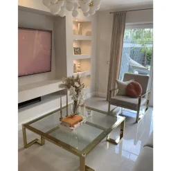 Couchtisch Gold Rush 120X120Cm