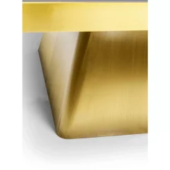 Couchtisch Miler Gold 80X80Cm