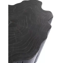 Couchtisch Tree Stump Schwarz 119X68Cm