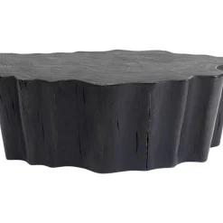 Couchtisch Tree Stump Schwarz 119X68Cm