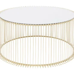 Couchtisch Wire Uno Brass O80Cm