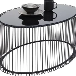 Couchtisch Wire Uno Schwarz 60X90Cm