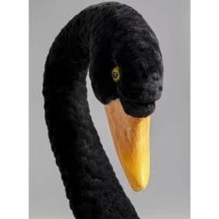 Deko Figur Black Swan 28Cm