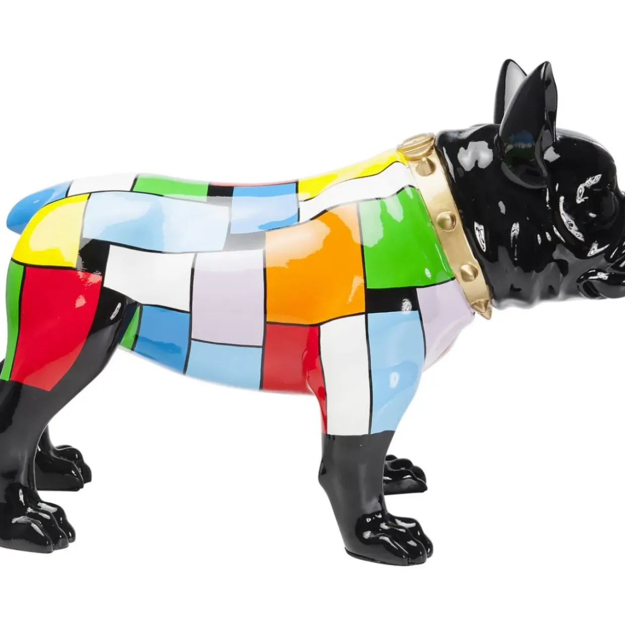 Deko Figur Bulldog Colore