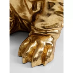 Deko Figur Coiffed Dog Gold 52Cm