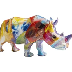 Deko Figur Colored Rhino