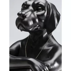 Deko Figur Gangster Dog Black