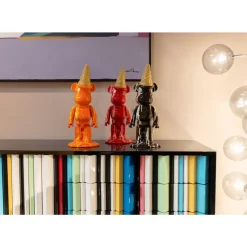 Deko Figur Gelato Bear Orange 40Cm