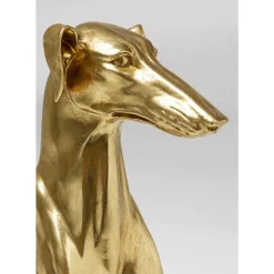 Deko Figur Greyhound Bruno Gold 80Cm