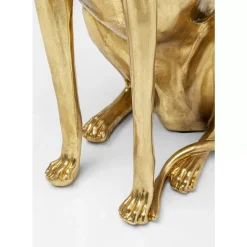 Deko Figur Greyhound Bruno Gold 80Cm
