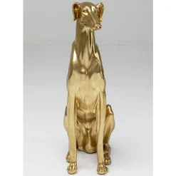 Deko Figur Greyhound Bruno Gold 80Cm