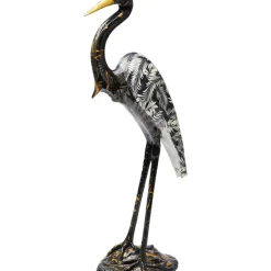 Deko Figur Heron Schwarz 70Cm
