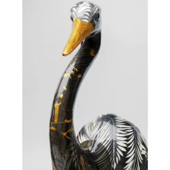 Deko Figur Heron Schwarz 70Cm