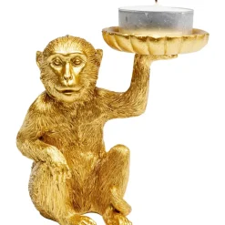 Deko Figur Monkey Tealight Holder 11Cm