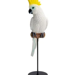 Deko Figur Parrot Cockatoo Weis 38Cm