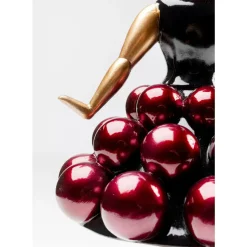 Deko Figur Primaballerina Pom Lila 35Cm