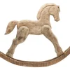 Deko Figur Rocking Horse Nature