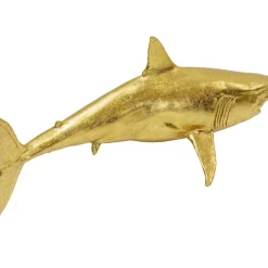 Deko Figur Shark Henry Gold 106Cm