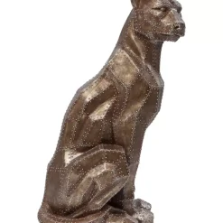 Deko Figur Sitting Cat Rivet Copper