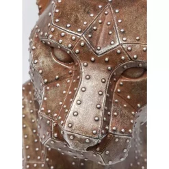 Deko Figur Sitting Cat Rivet Copper