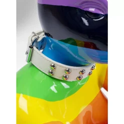 Deko Figur Sitting Rabbit Rainbow 80