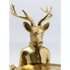 Deko Figur Sitting Waiter Deer 33Cm
