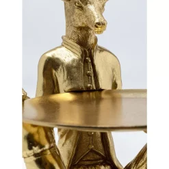 Deko Figur Sitting Waiter Deer 33Cm
