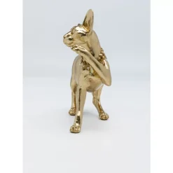Deko Figur Standing Cat Audrey Gold 29Cm