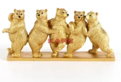 Deko Figur Tipsy Dancing Bears 14Cm