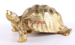 Deko Figur Turtle Gold Gros