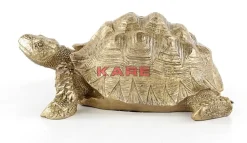 Deko Figur Turtle Gold Klein