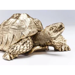 Deko Figur Turtle Gold Klein