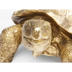 Deko Figur Turtle Gold Medium