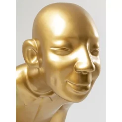 Deko Figur Welcome Guests Gold Xl