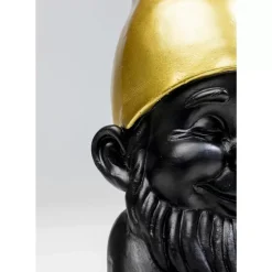 Deko Figur Zwerg Schwarz 21Cm